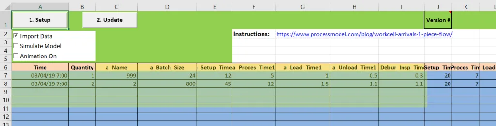 Workcell Arrivals 1 Piece Flow