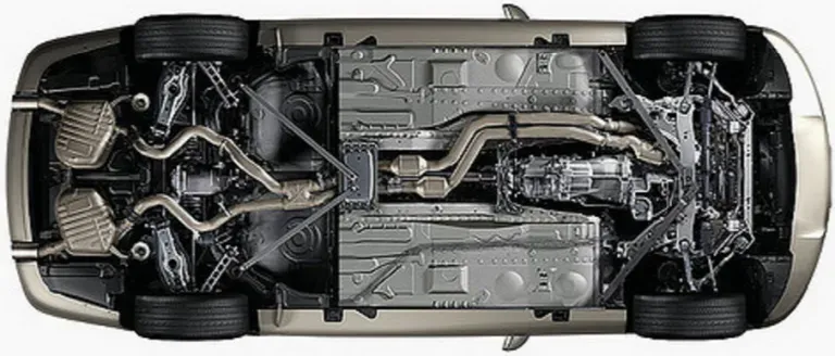 An undercoating step in the vehicle export preparation process