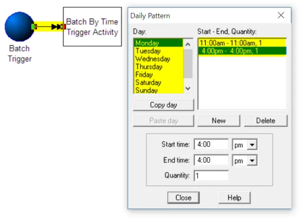 Batching All Waiting Entities at a Specific Time