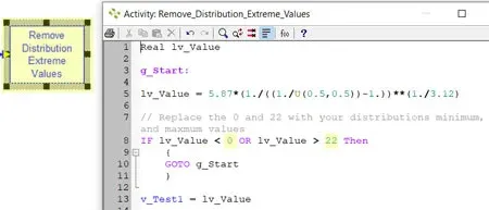 Remove Distribution Extreme Values
