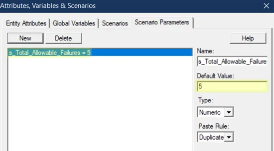 Vary Pass Fail Percentages with Possibility of Scrap