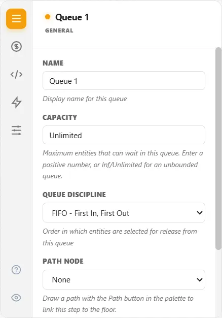 The Queue node