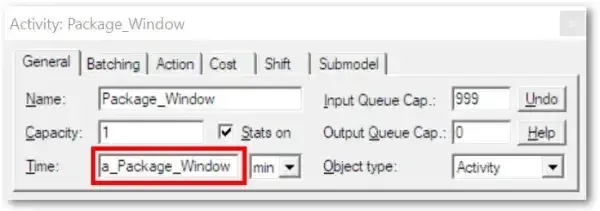 Using an attribute in the time field so one model handles any part type