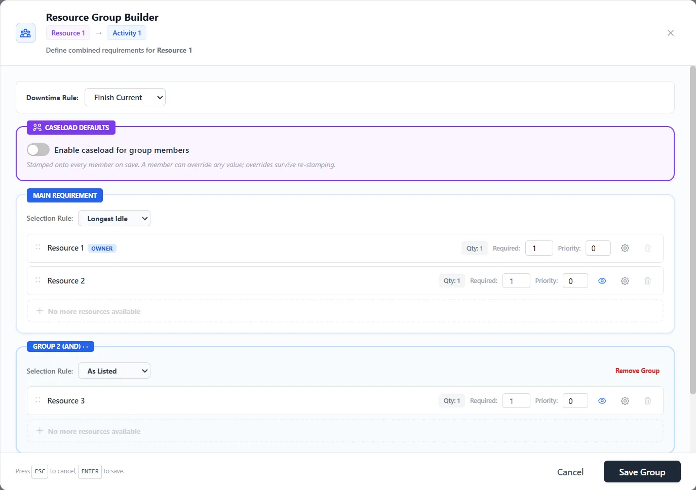 The Resource Group Builder