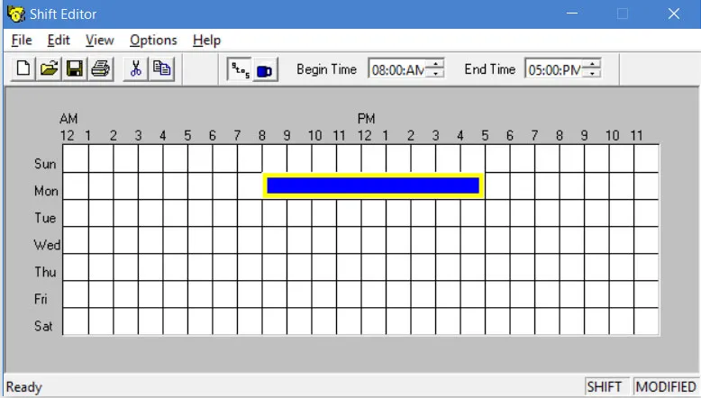 Shift File Editor