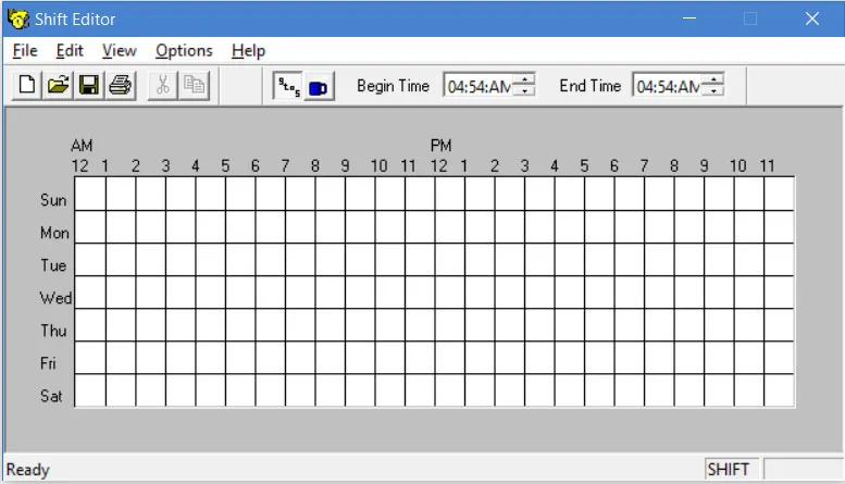 Shift File Editor