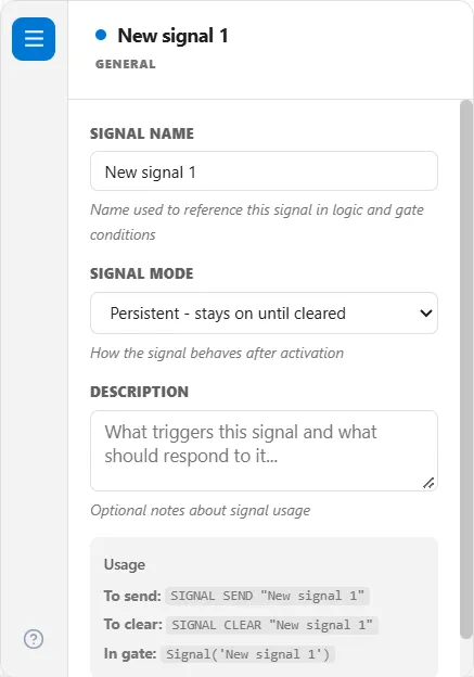 The Signal node