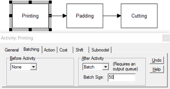 Grouping or Batching After an Activity