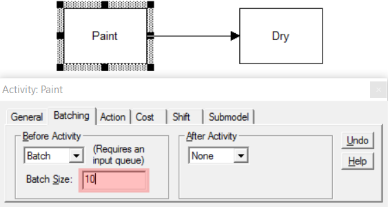 Grouping or Batching Before an Activity