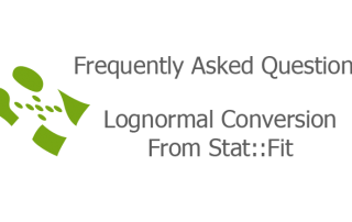 Lognormal Conversion From Stat::FitLognormal Conversion From Stat::Fit