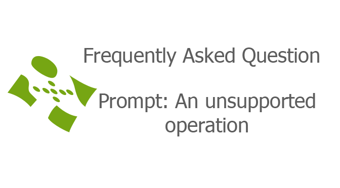 Prompt: An unsupported operation