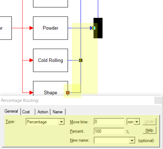 creating route to the black box in Import and Overall Flow - Manufacturing