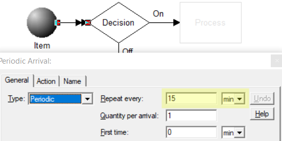 seetting arrivals in Heartbeat during specified hours