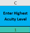 enter highest acuity level ed1 arrivals