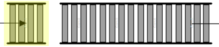 single segment highlighted in Conveyors