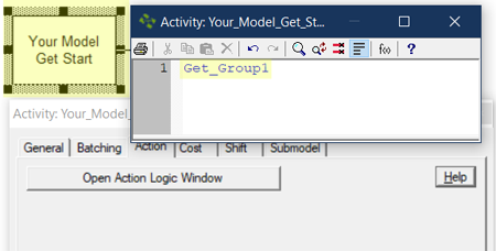 action logic get group in Resource Groups