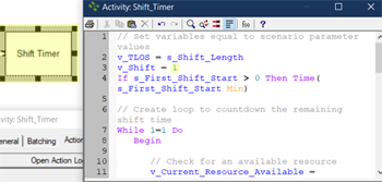 define shift timer action in Release Entity to Next Shift