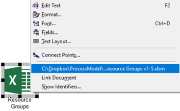 open Resource Groups excel file in Resource Groups